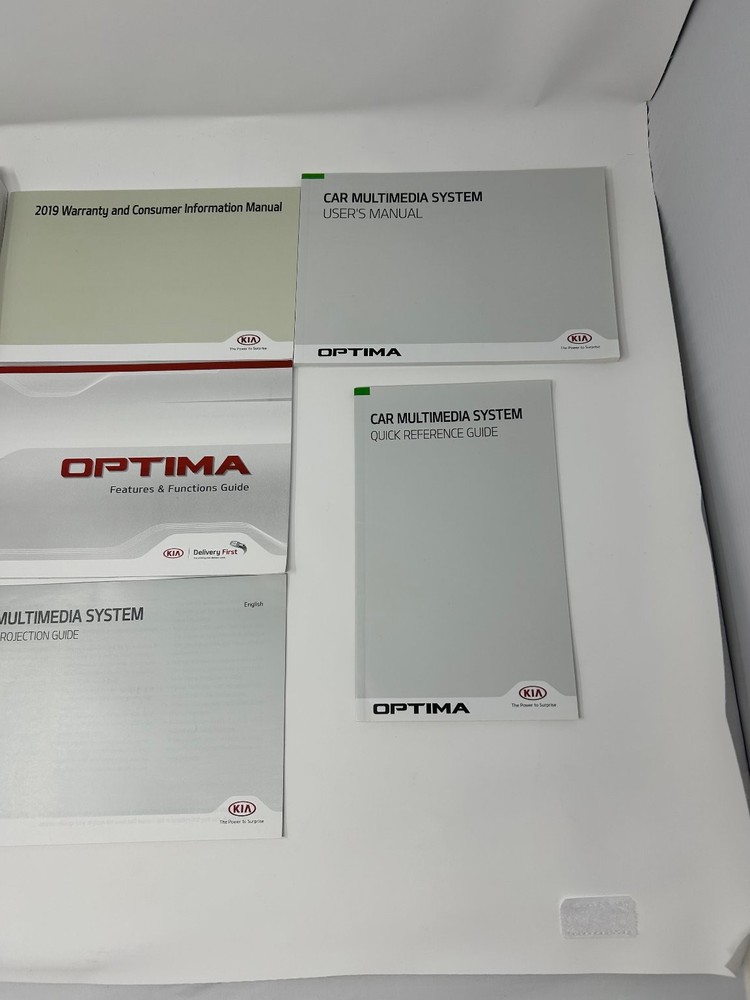 2019 KIA Optima Owner's Manual Set