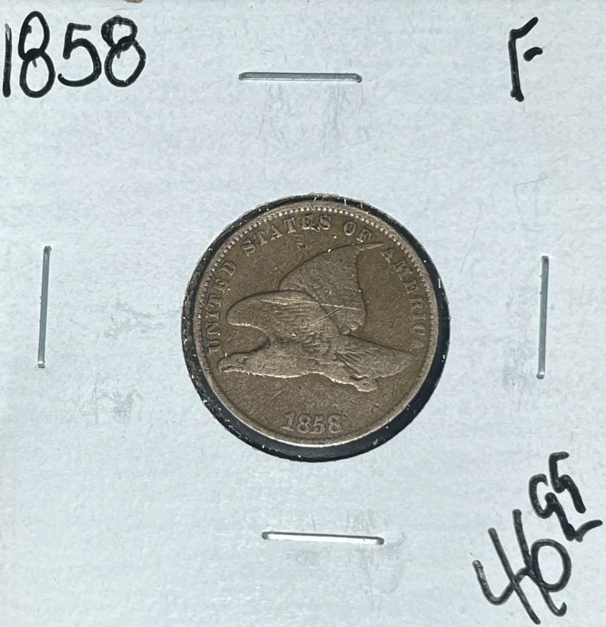 1858 FLYING EAGLE CENT - FINE ~NICE COIN~