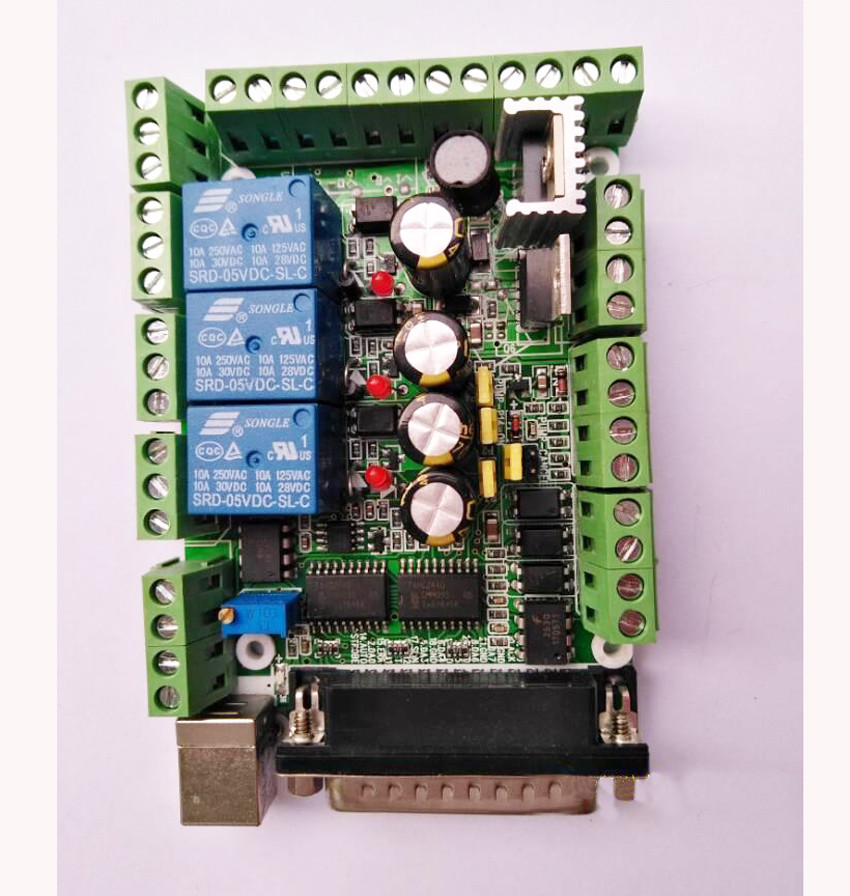 DIY Engraving Machine MACH3 USB CNC 6-axis Interface Breakout Board Adapter