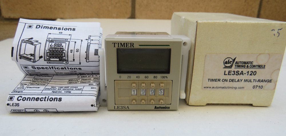 ATC timer control LE3SA120 On Delay Multi Range