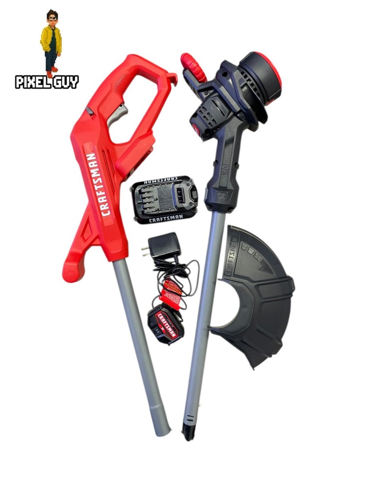 CRAFTSMAN Weedwacker V20 Cordless 10 in. String Trimmer & Edger (Bad Battery)