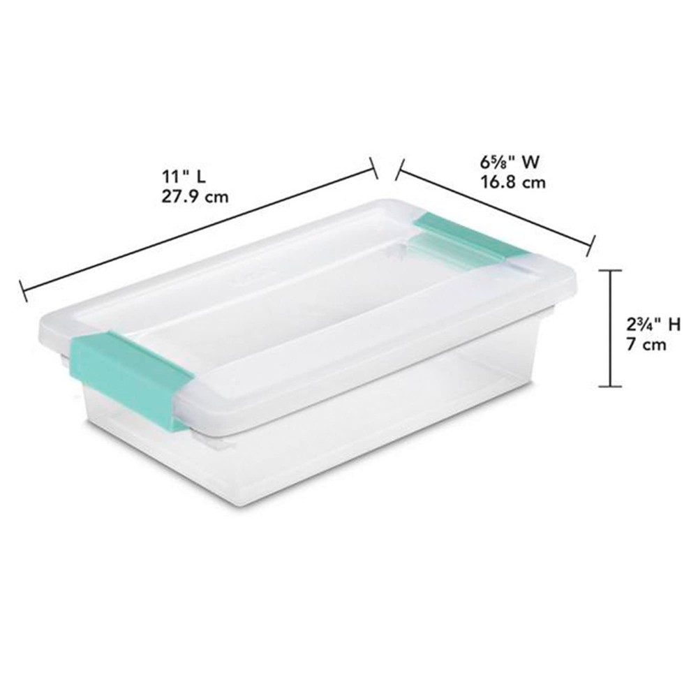 STERILITE Regular Clip Box Small, Blue
