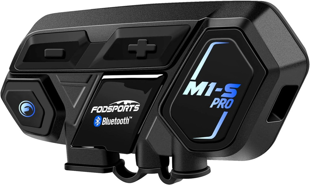 Motorcycle Bluetooth Intercom, Music Sharing, M1S Pro 2000M 10 Riders Group Helm