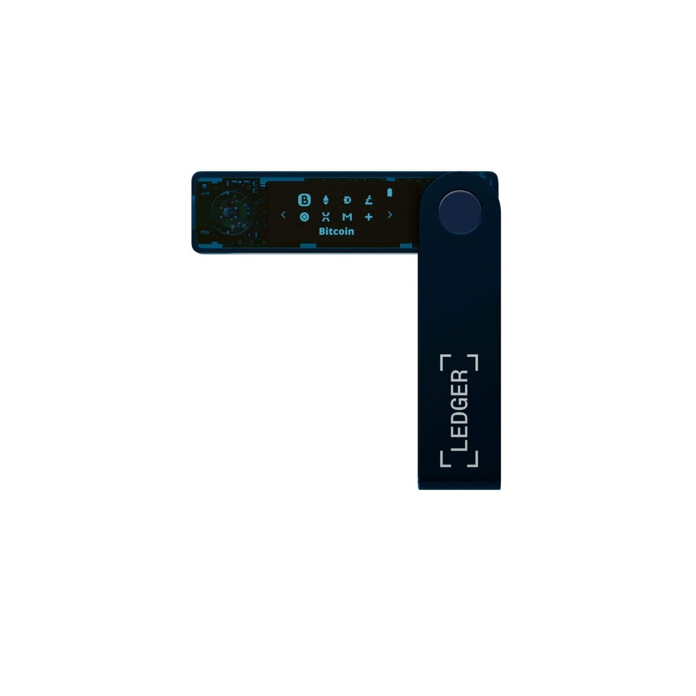 Ledger - Nano X Crypto Hardware Wallet - Bluetooth - Sapphire Blue