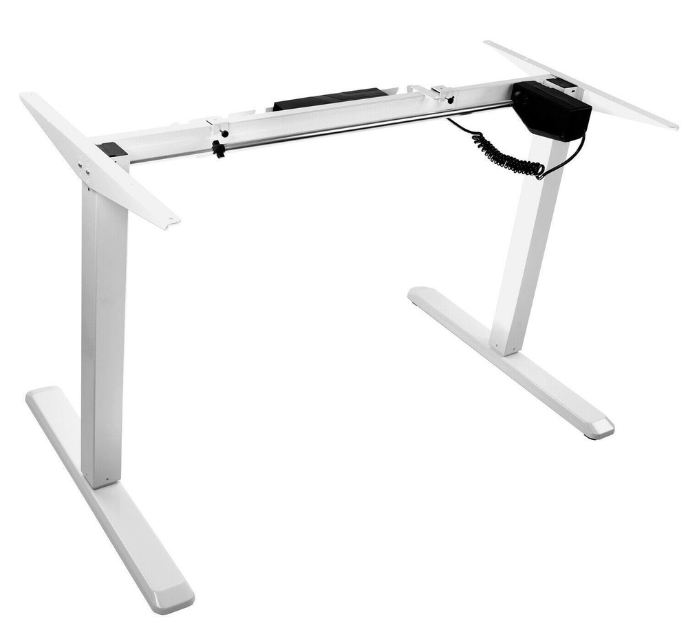 Mount-It! Electric Standing Desk Frame | White, Open Box