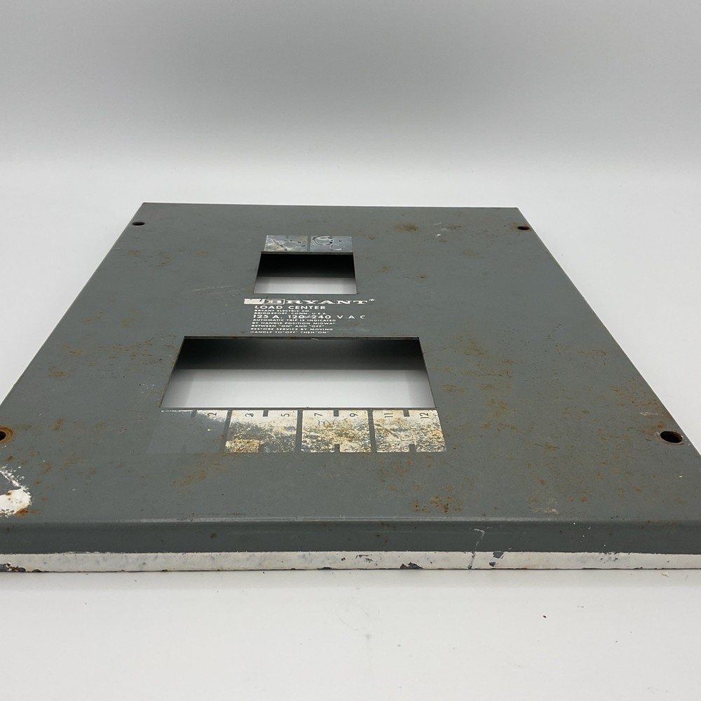 Bryant 100 Amp Max Main Breaker 4 Space Panel Cover