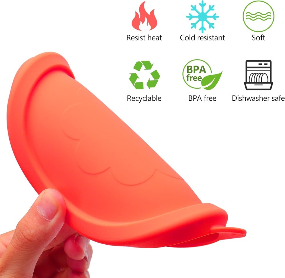 2 Cup Silicone Replacement Lids Storage Cover 2 - 4 Pack, 2 - 4 Pack
