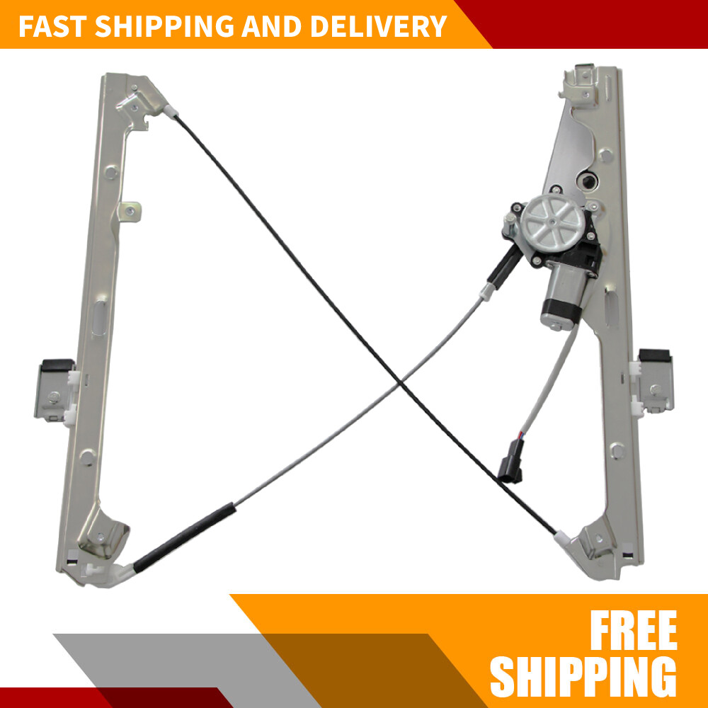 Window Regulator with Motor Front Driver Left Side for Chevy Silverado 99-06