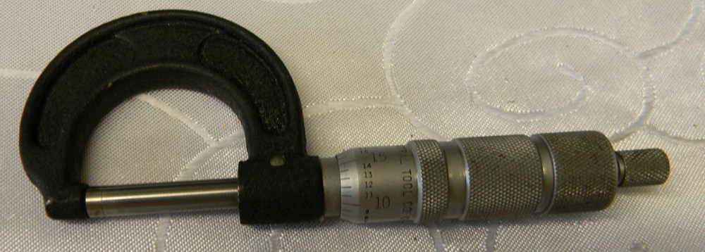 CENTRAL TOOLS 0-1" MICROMETER #6009