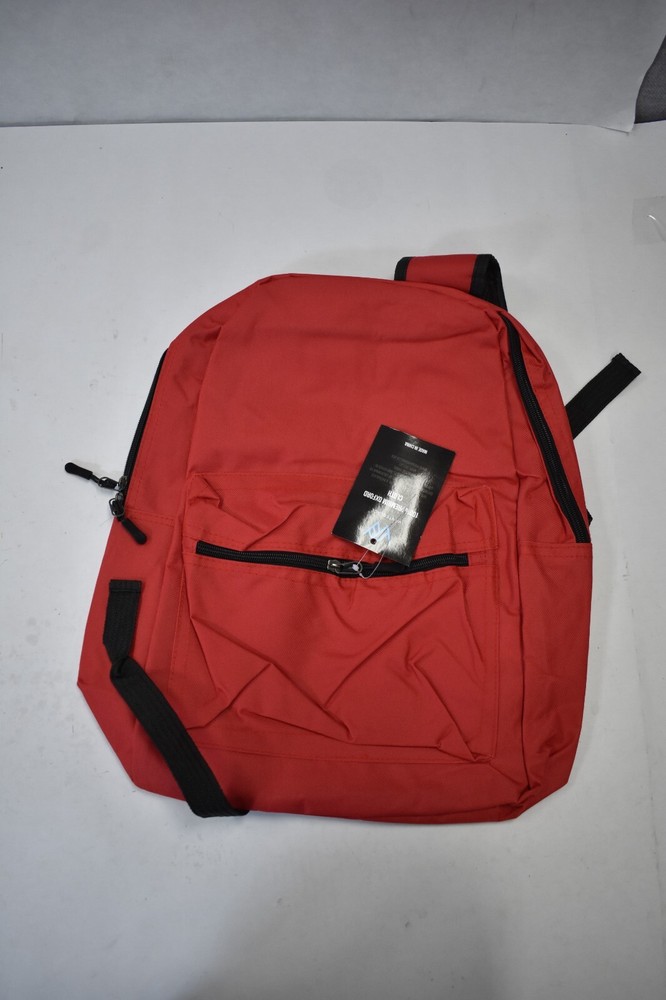 Winterlace 17" Lightweight Student School Backpack Book Bag 12 Pack Assorted