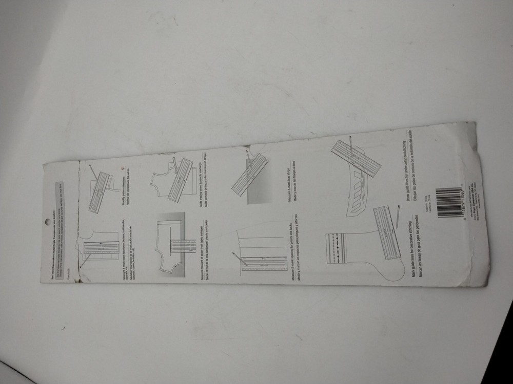 DRITZ Vintage See-Thru Dressmaker Ruler 1994