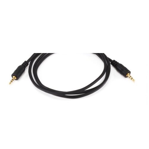 3ft 2.5mm Stereo Plug/Plug M/M Cable - Black  4634