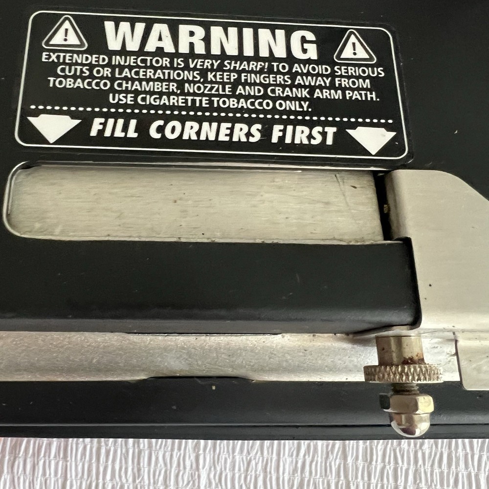 TOP-O-MATIC Cigarette Rolling Machine Makes King Size or 100mm Original Box READ