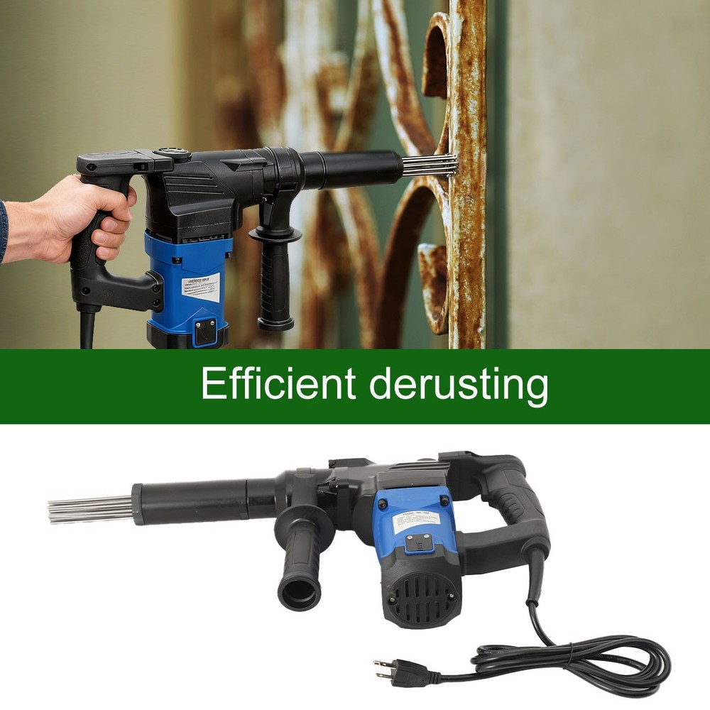 Electric 110V Needle Derusting Gun Rust Removal Needle Scaler Jet Chisel