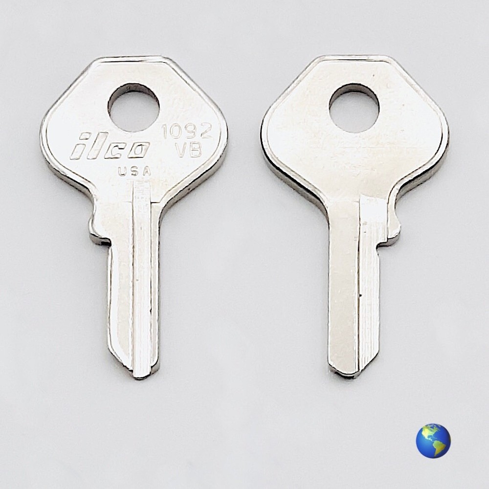 1092VB Key Blanks for Various Padlocks by Master Lock (2 Keys)