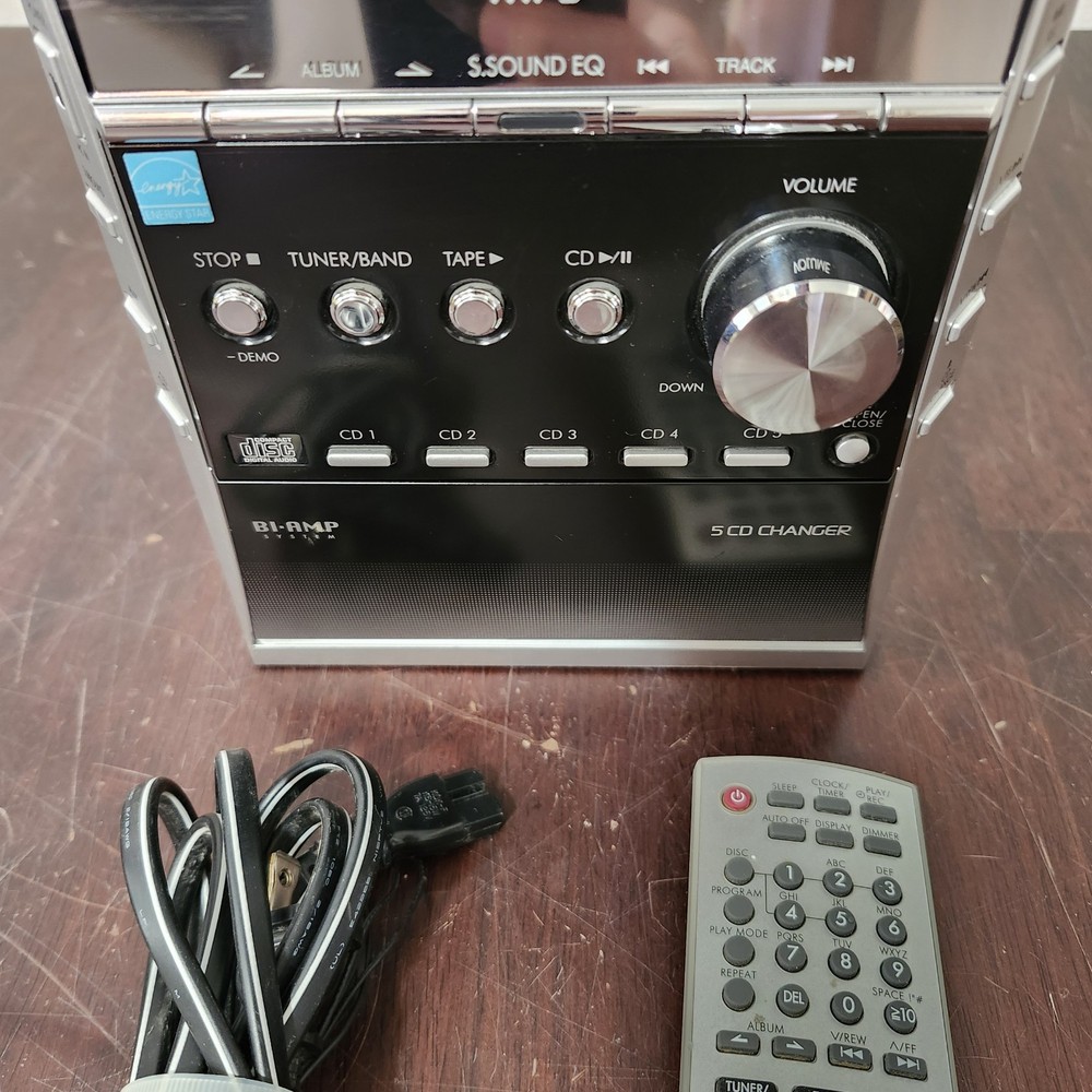 Panasonic SA-PM31 Stereo System CD Changer Main Unit W/ Remote DIM SCREEN READ