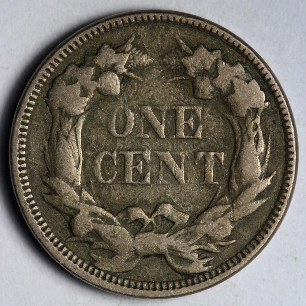 1857 Flying Eagle Cent Penny XF E124 STPY