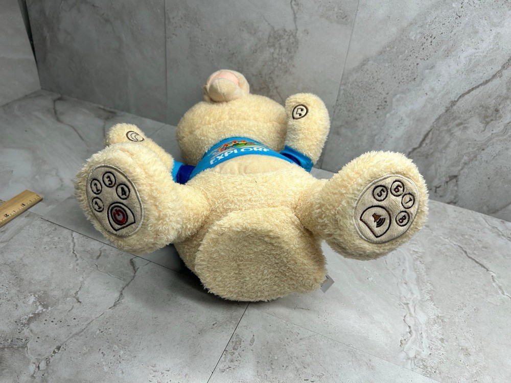 Spark Create Imagine Interactive Learning Plush Bear for Child 8 Books Tested