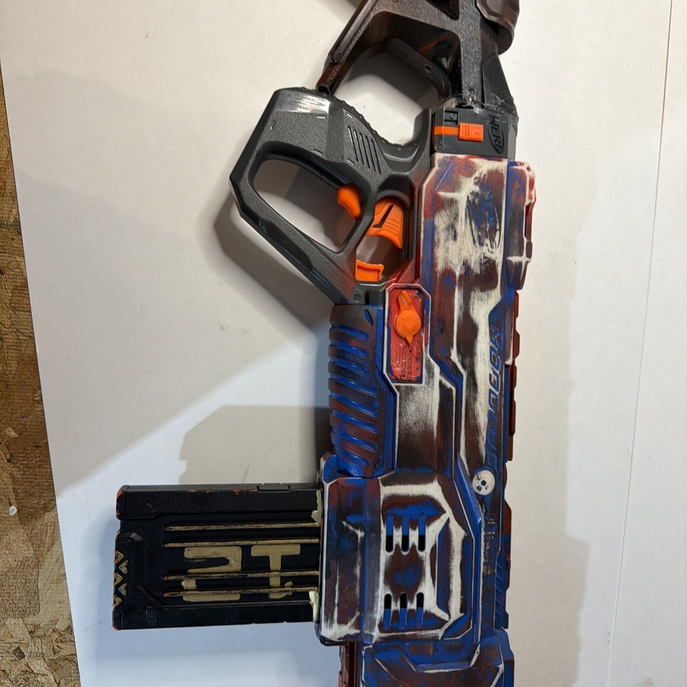 NERF N-Strike Modulus REGULATOR CUSTOM PAINT AND STOCK. (Tested)