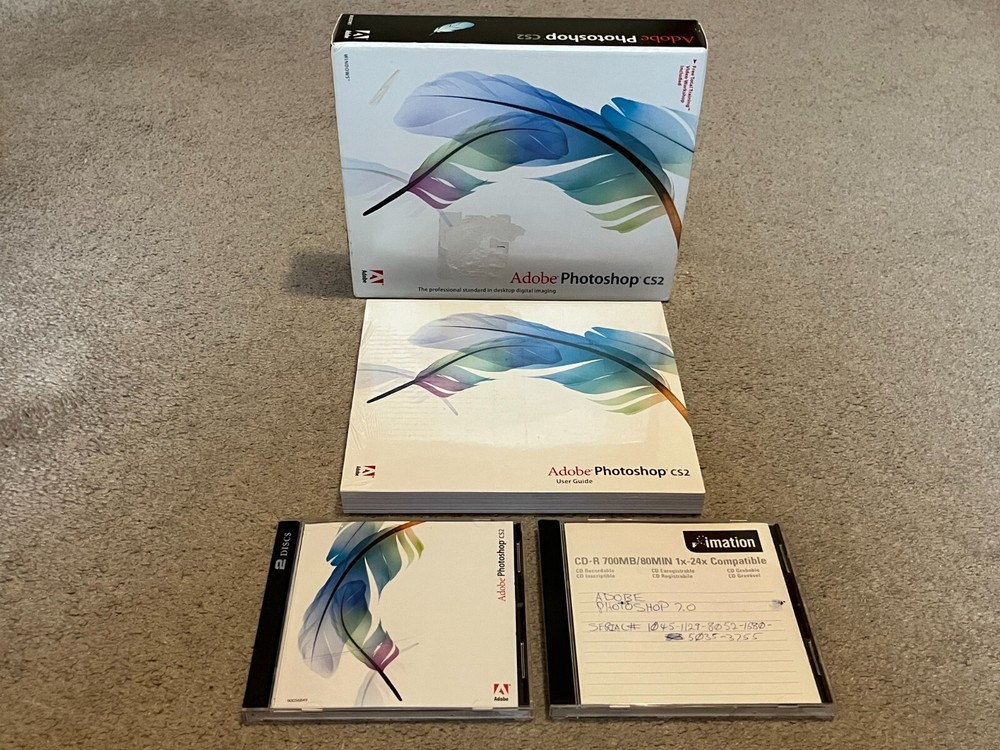 Adobe PhotoShop 7.0 CS2 User Guide Training Video Workshop Vintage