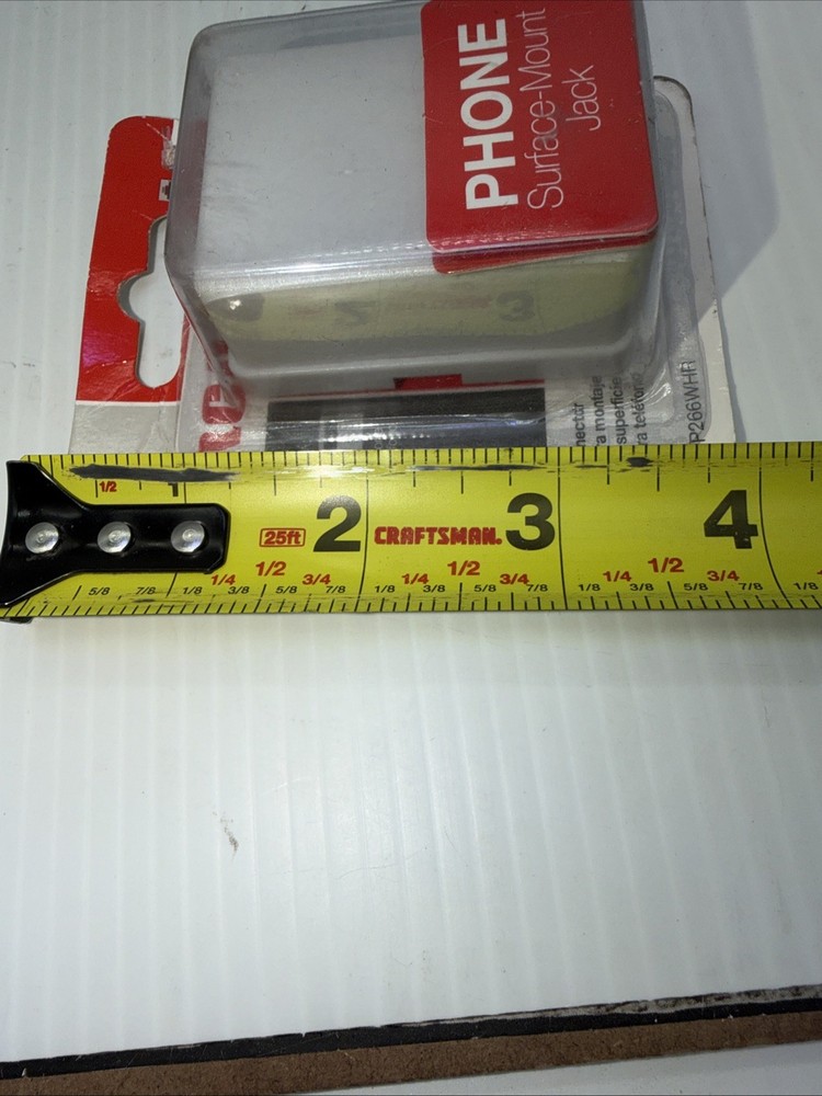 RCA TP266WHR Phone Surface-Mount Jack Connector {12}