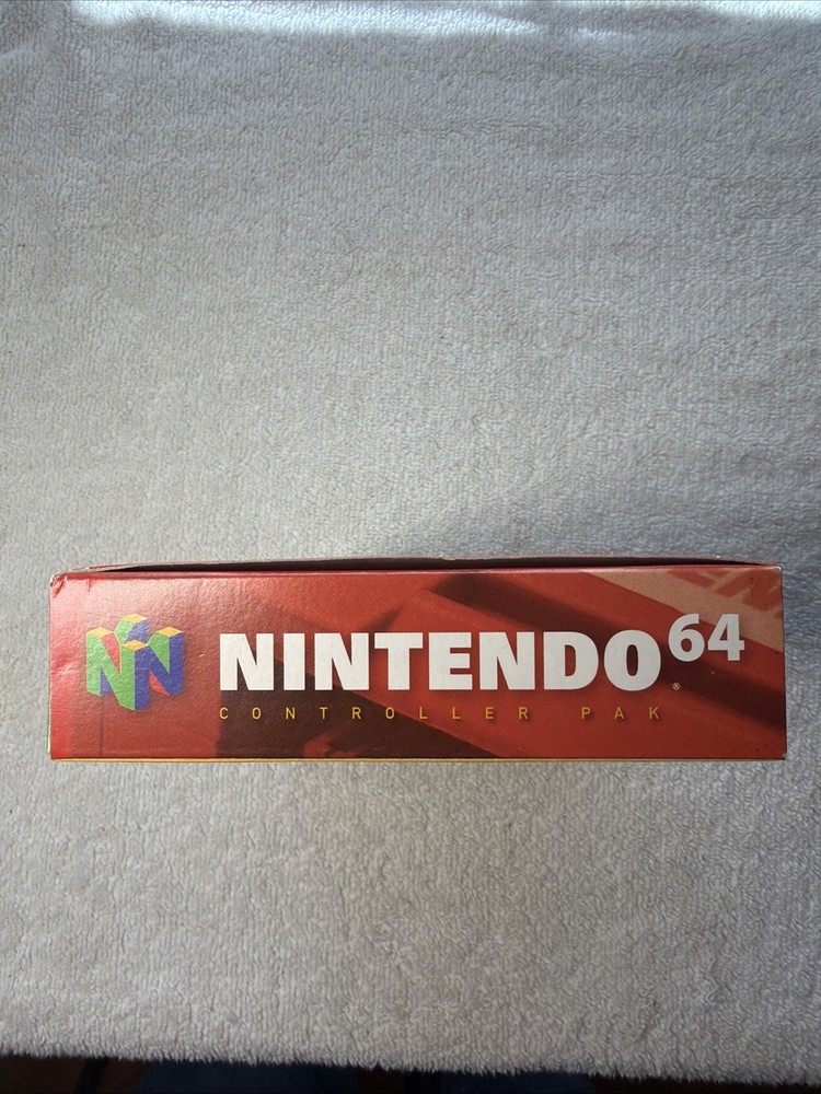 Nintendo 64 N64 Controller Pak w/ Original Box , Instructions & Cardboard Insert