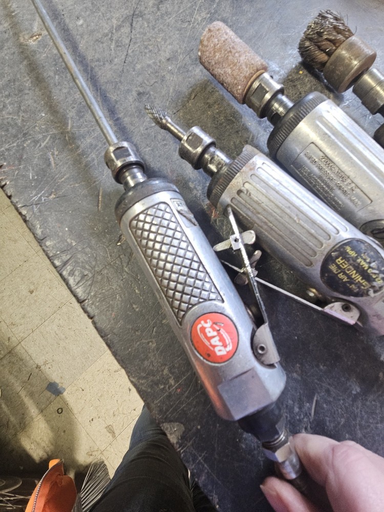 Lot Of 4 Air Die Grinders untested