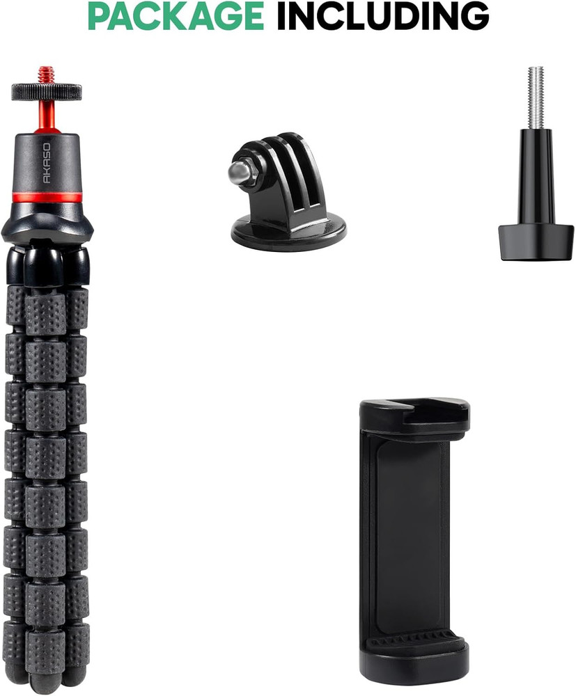 Action Camera Accessories Kit Compatible with Action Camera EK700...