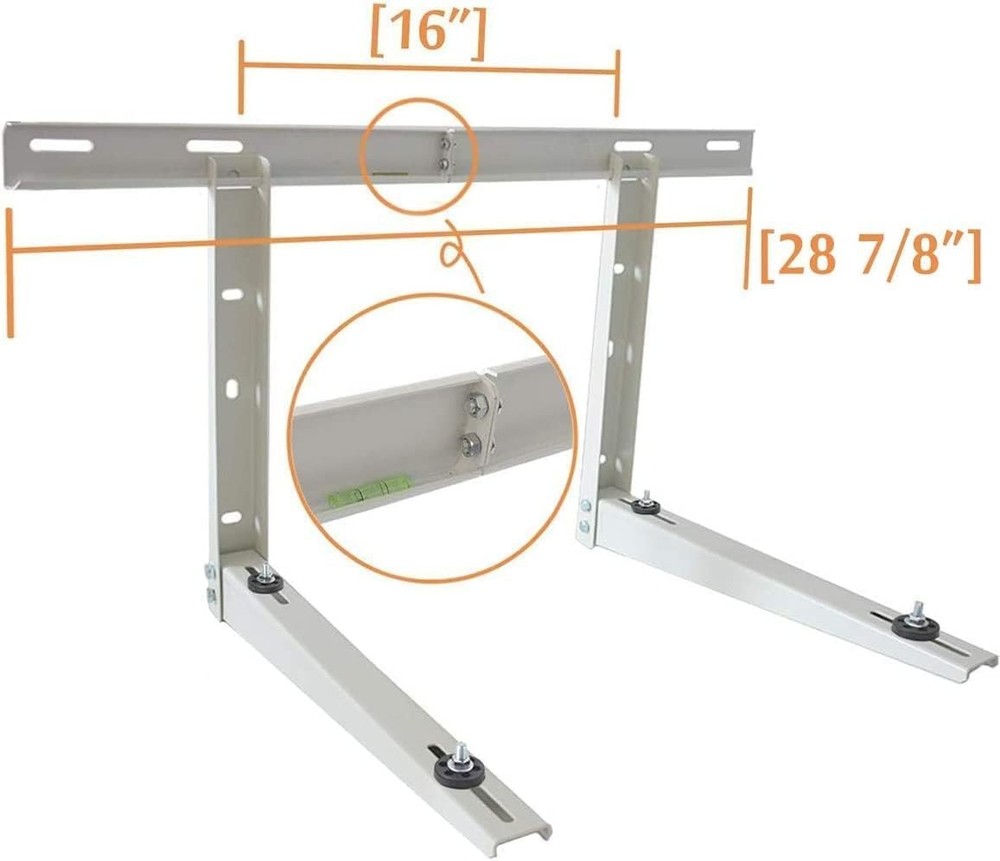 Mini Split Wall mounting Bracket，Outdoor Wall Mounting Bracket for Mini Split...