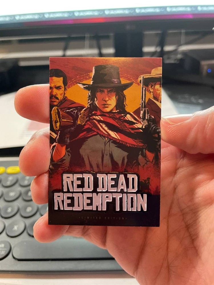 Red Dead Redemption Game Logo -  Enamel Pin (New)