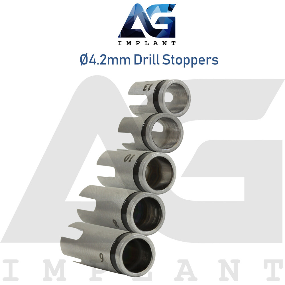 10 Drill Stoppers Ø4.2mm External Irrigation Tools Dental
