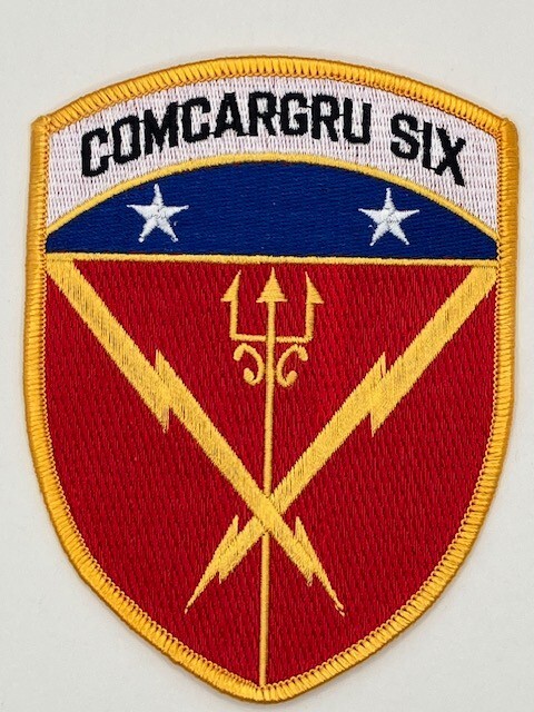 Patch of US Navy COMMANDER CARRIER GROUP SIX