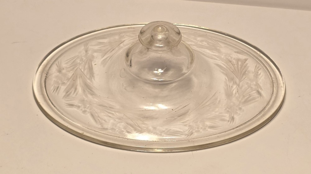Pyrex Glass Oval 193 Victor Replacement Lid 7.75"