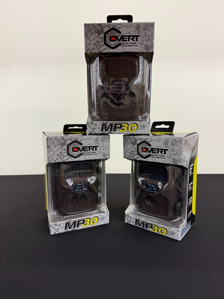3 pack - Covert MP30 Game Cameras