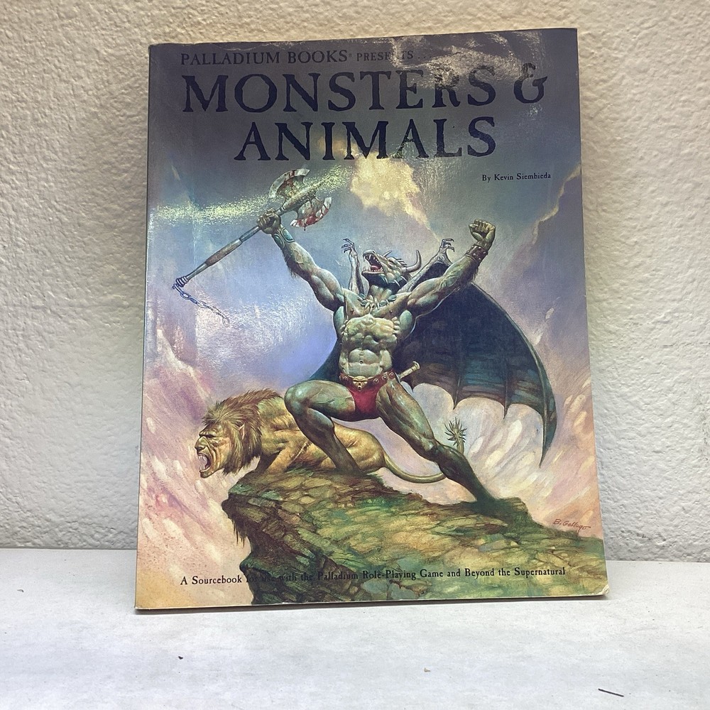 Palladium Books Monsters & Animals Sourcebook MS62334