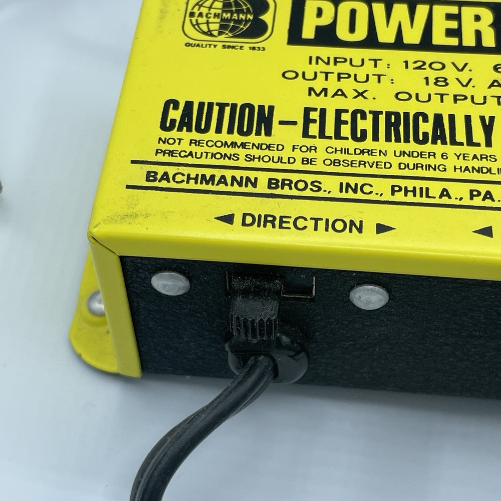 Bachmann 6600 Model Number Train Power Pack G-HO-N Scale
