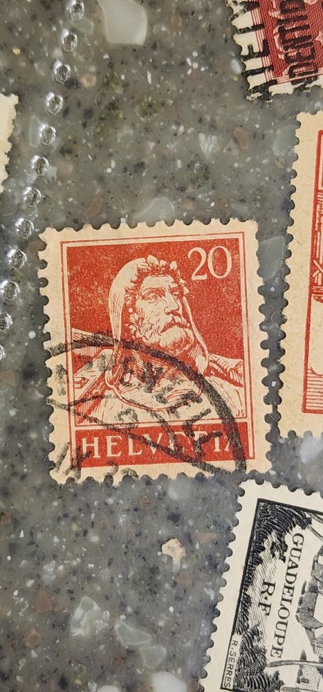 Helvetia Foreign 20c Stamp Used - #A738