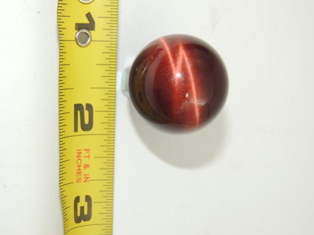 Deep Red Red Cat's Eye Sphere