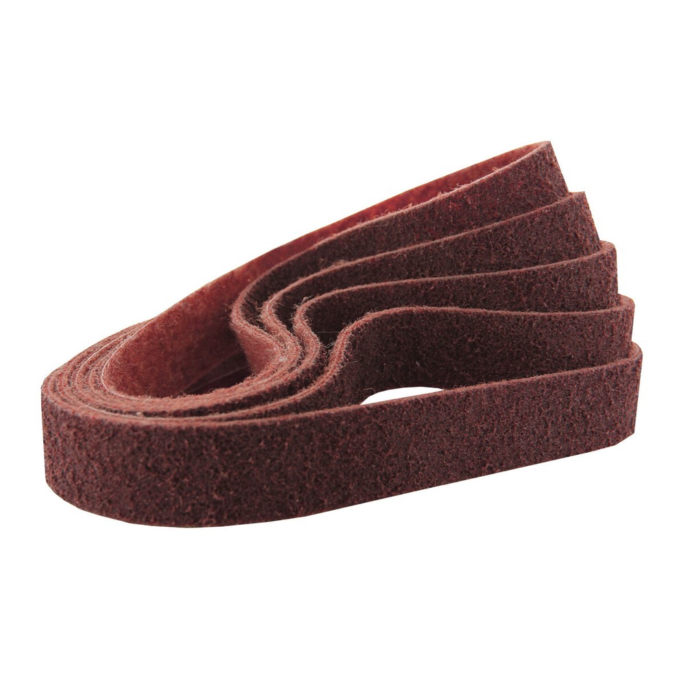 2" x 48" Knife Makers Surface Conditioning Sanding Belt Kit Red, Medium - 5 PACK