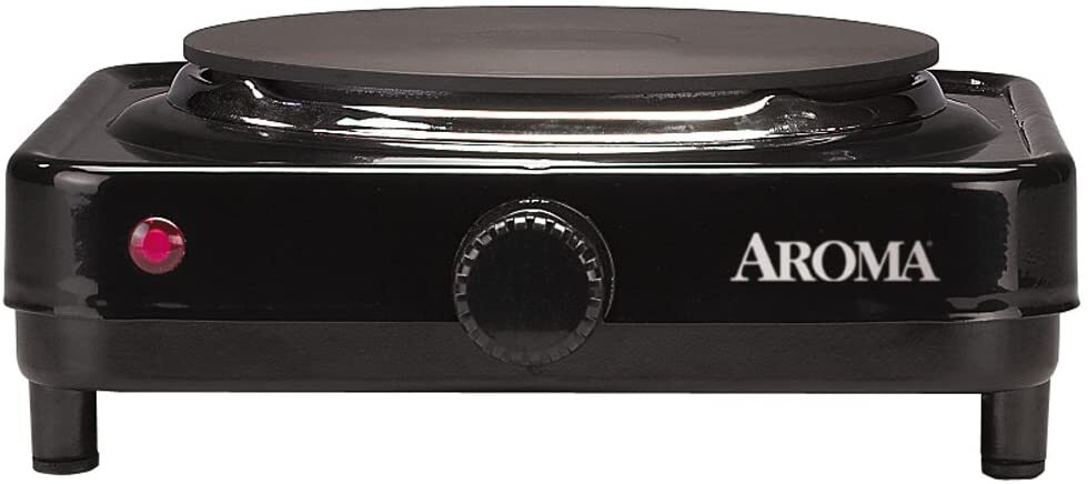 AROMA AHP303 SINGLE BURNER PLATE OPEN BOX