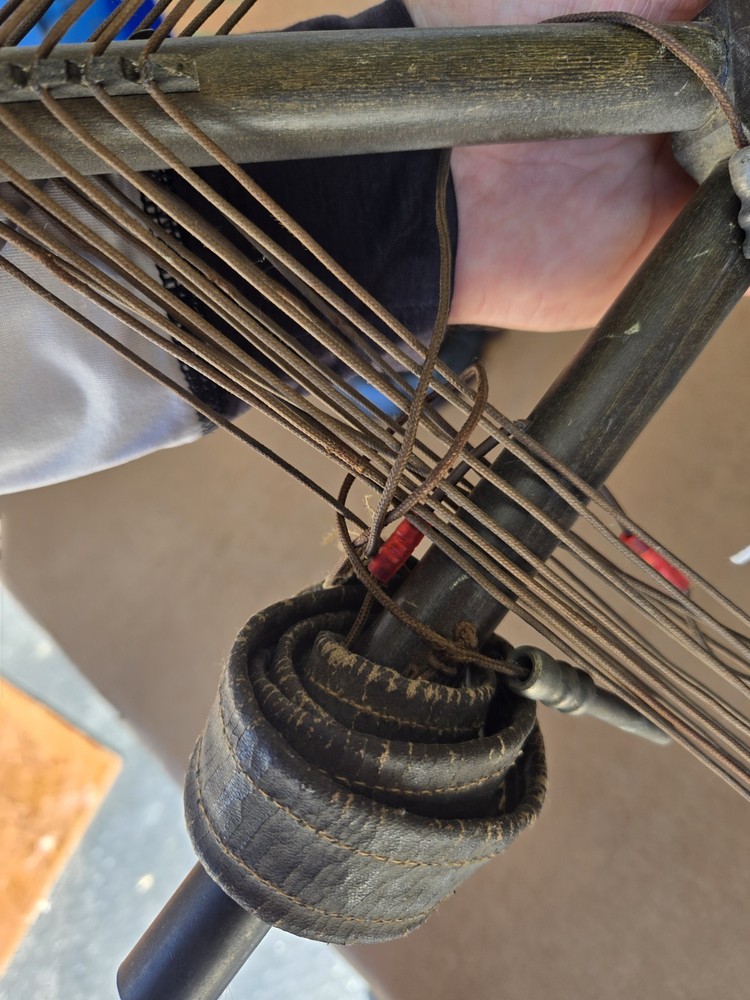 Antique Wood Loop Antenna