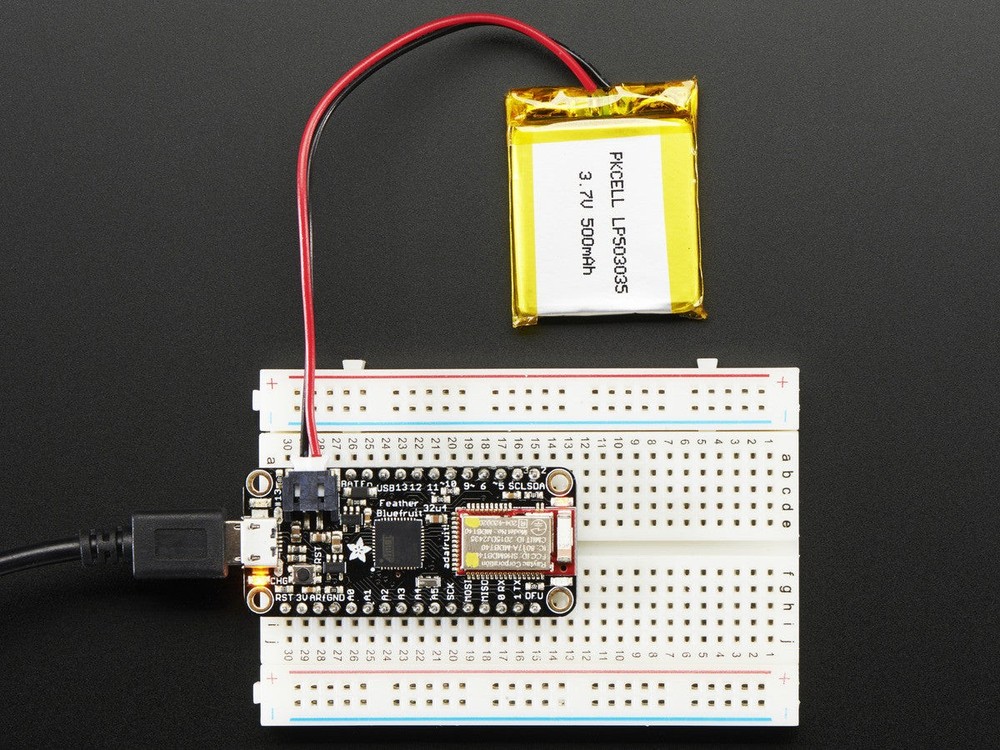 Bluetooth / 802.15.1 Development Tools Adafruit Feather 32u4 Bluefruit LE