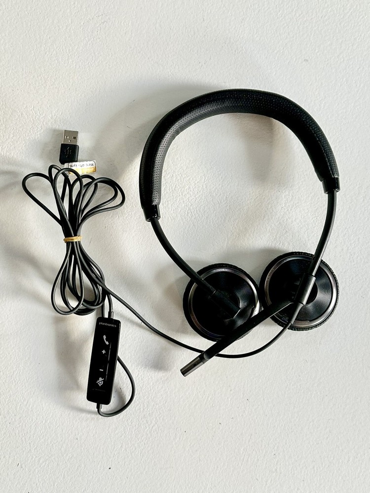 Plantronics Blackwire C520-M Stereo Computer Headset USB Connection Black TESTED