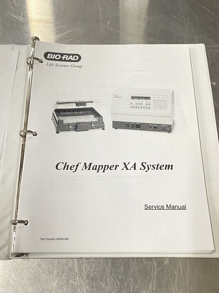 Bio rad Chef Mapper XA System - Users Guide / Instruction Book / Manual