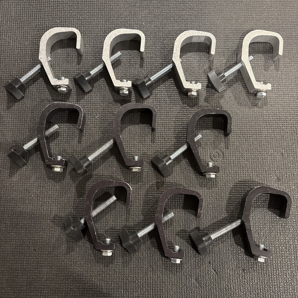 The Light Source, 10 Count  Mini-Clamps with Knobs 150lb Capacity.