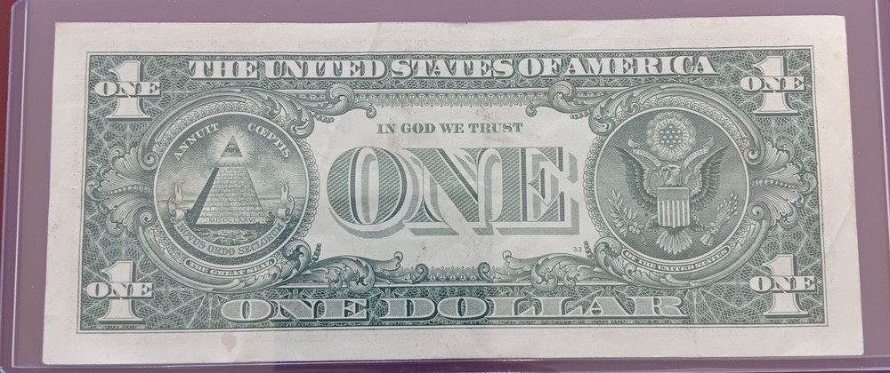 2017A $1 Star Note Error Rare SN: G10447604*