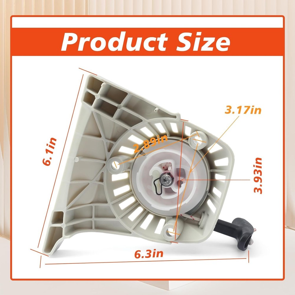 4180 190 4002 Rewind Pull Starter Assembly Replacement for Stihl String...