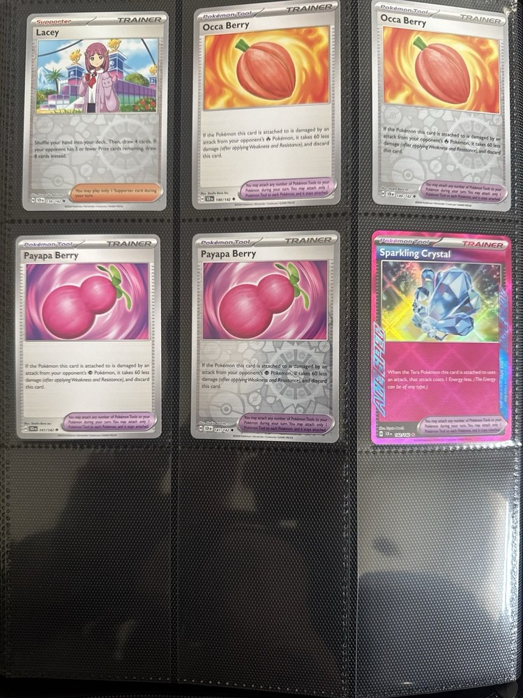 Complete Stellar Crown Base Set With Holos + EX + Energies!