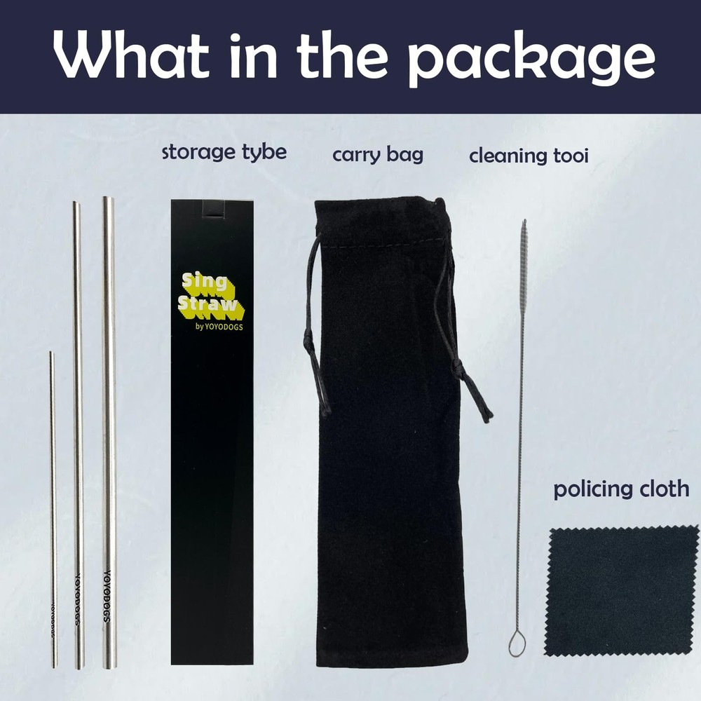 Vocal Training Straw for Singing Exercises and Speech Therapy Tool