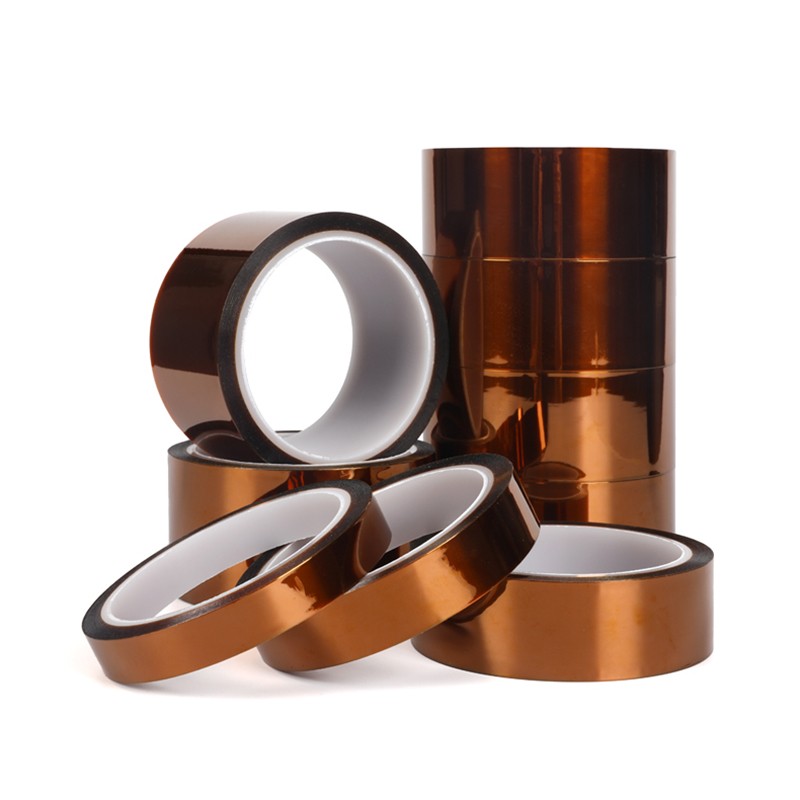 Heat Resistant Tape Kapton Polyimide Insulation Thermal For PCB 3mm-100mm Width
